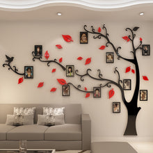 Load image into Gallery viewer, 3D Acrylic Tree Photo Frame Wall Stickers
