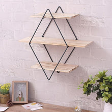 Load image into Gallery viewer, Nordic Iron Art Wooden Wall Hanging