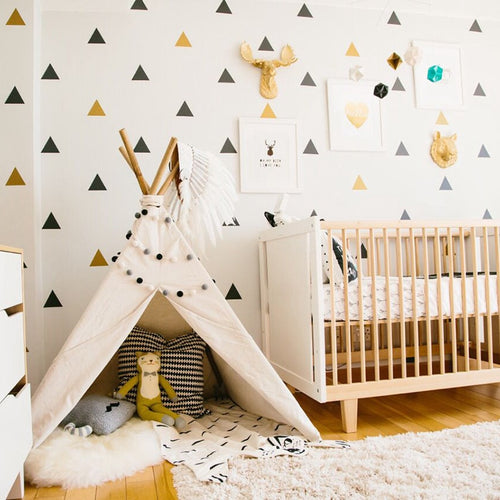 Triangles Baby Room Decor