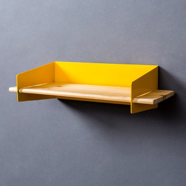 Wooden Wall Shelf Wall Mounted Storage Decoration