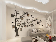 Load image into Gallery viewer, 3D Acrylic Tree Photo Frame Wall Stickers