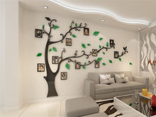 Load image into Gallery viewer, 3D Acrylic Tree Photo Frame Wall Stickers
