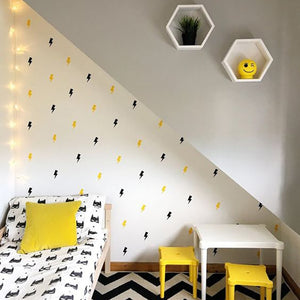 Superhero lightning Decorative Stickers