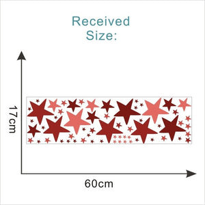 Colorful Stars Wall Sticker