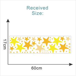 Colorful Stars Wall Sticker