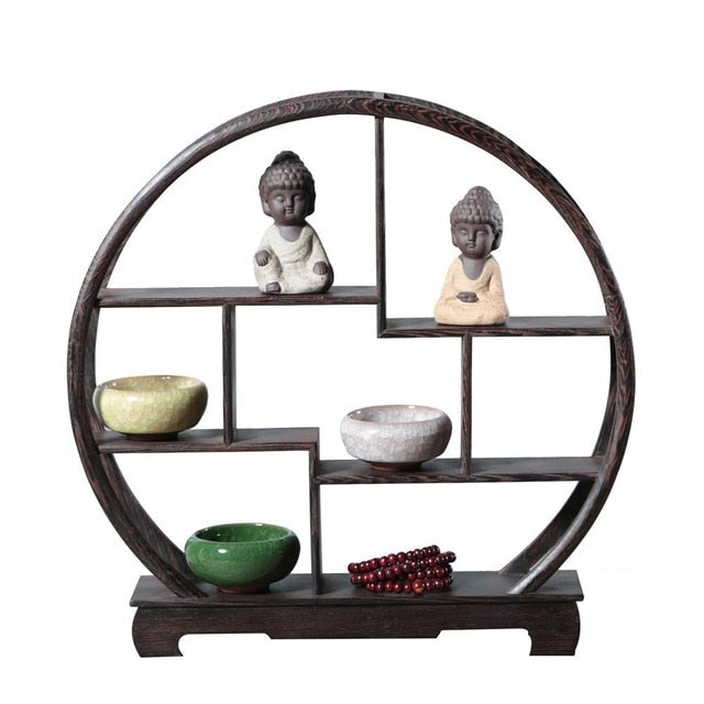 Wooden Retro Storage Racks Craft Decor